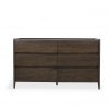 Emma Double Dresser in Walnut, Straight