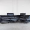 Marki Sectional in Black, Angle, Heads Up, SR