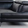 Marki Sectional in Black, Close Up, SR