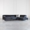 Marki Sectional in Black, Featured