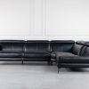 Marki Sectional in Black, Front, SR