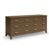 Mobican Sapporo 6 Drawer Wood Dresser