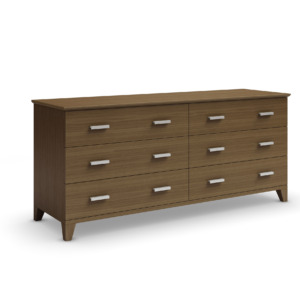 Mobican Sapporo 6 Drawer Wood Dresser Mobican Sapporo 6 Drawer Wood Dresser