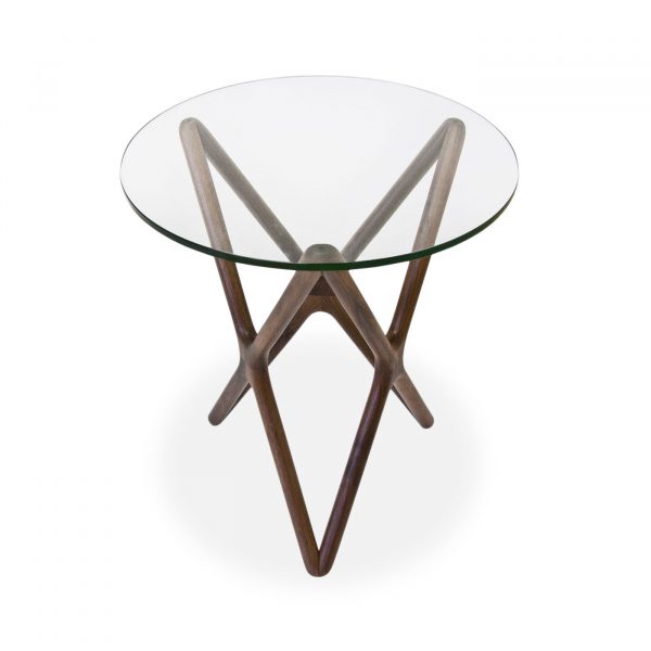 Nova Side Table, Walnut, Top