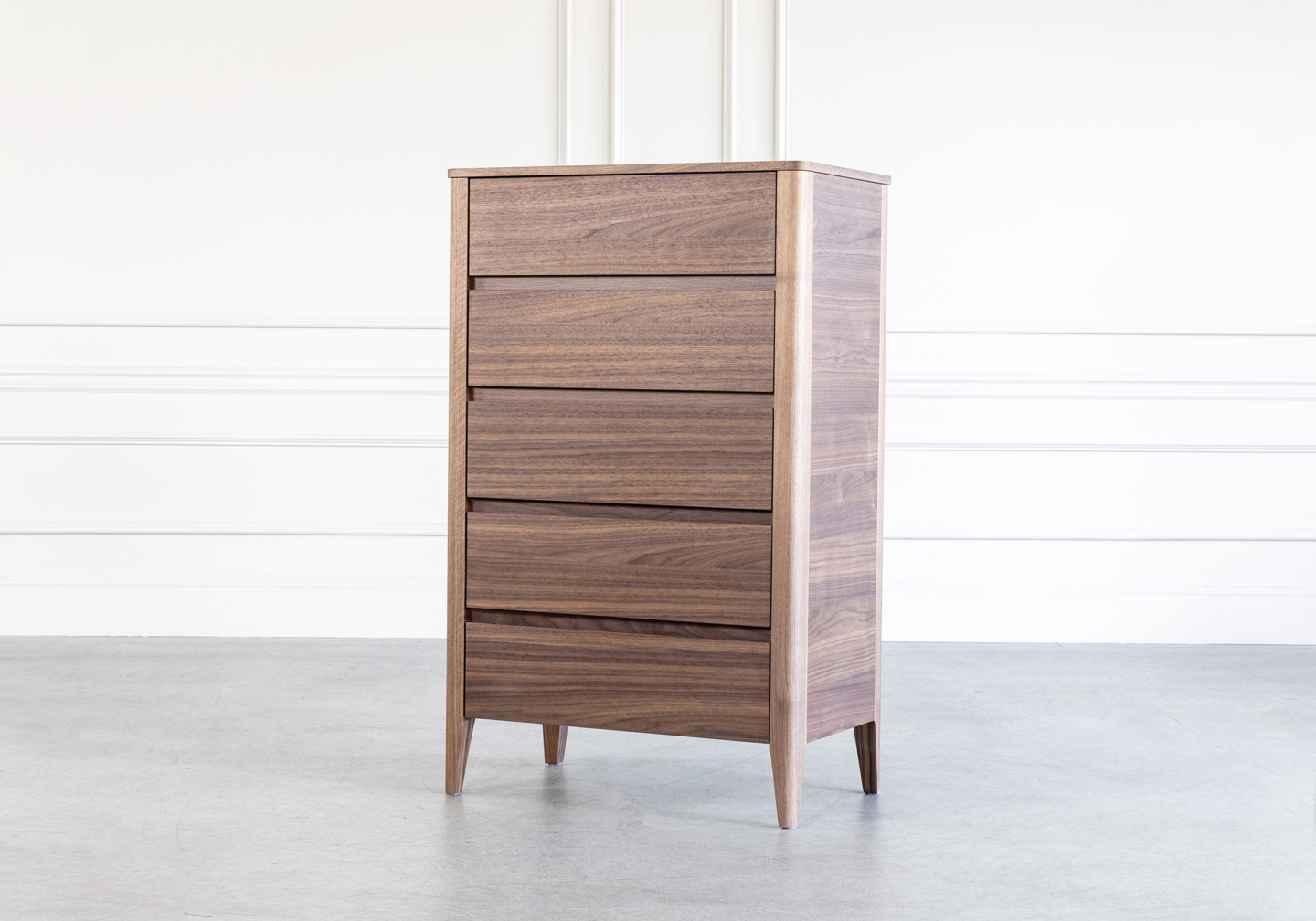 Sonja Chest Walnut Angle