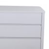 Sonja Double Dresser in White Lacquer, Close Up