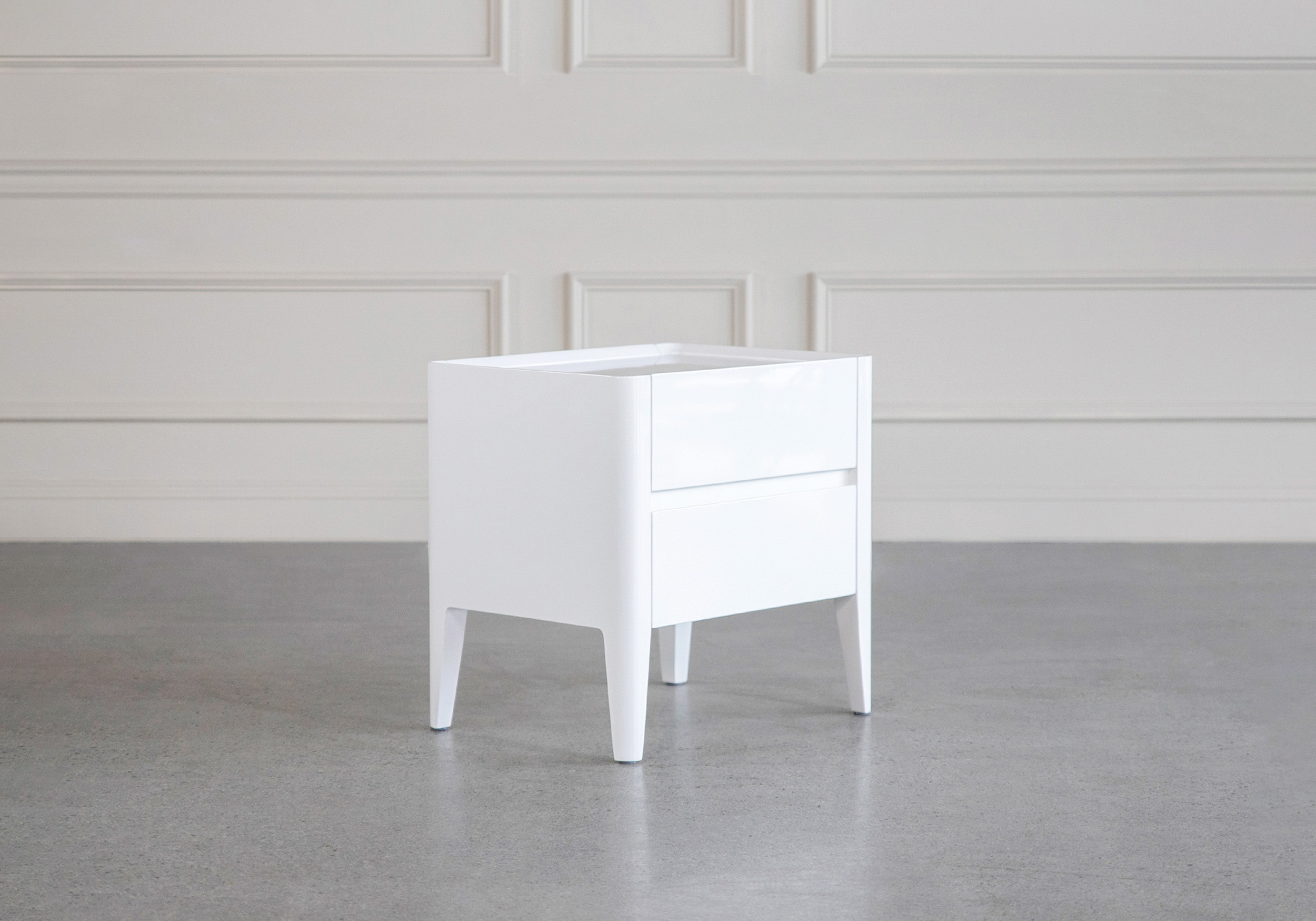 sonja white night table angle