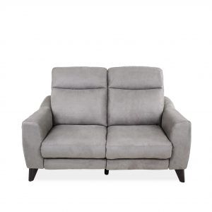 Alma Loveseat in Maldives Silver Grey, Front