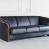 Ekornes Manhatten Sofa Paloma Black Walnut Angle
