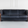 Ekornes Manhatten Sofa Paloma Black Walnut Front