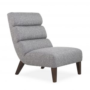 Isla Chair in B543 Light Grey, Angle