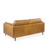 Jesper Loveseat Caramel, Back
