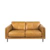 Jesper Loveseat Caramel, Front