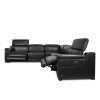 Lucy Sectional in Slate, Front, Recline