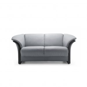 Ekornes® Manhattan Loveseat in Paloma Grey Front