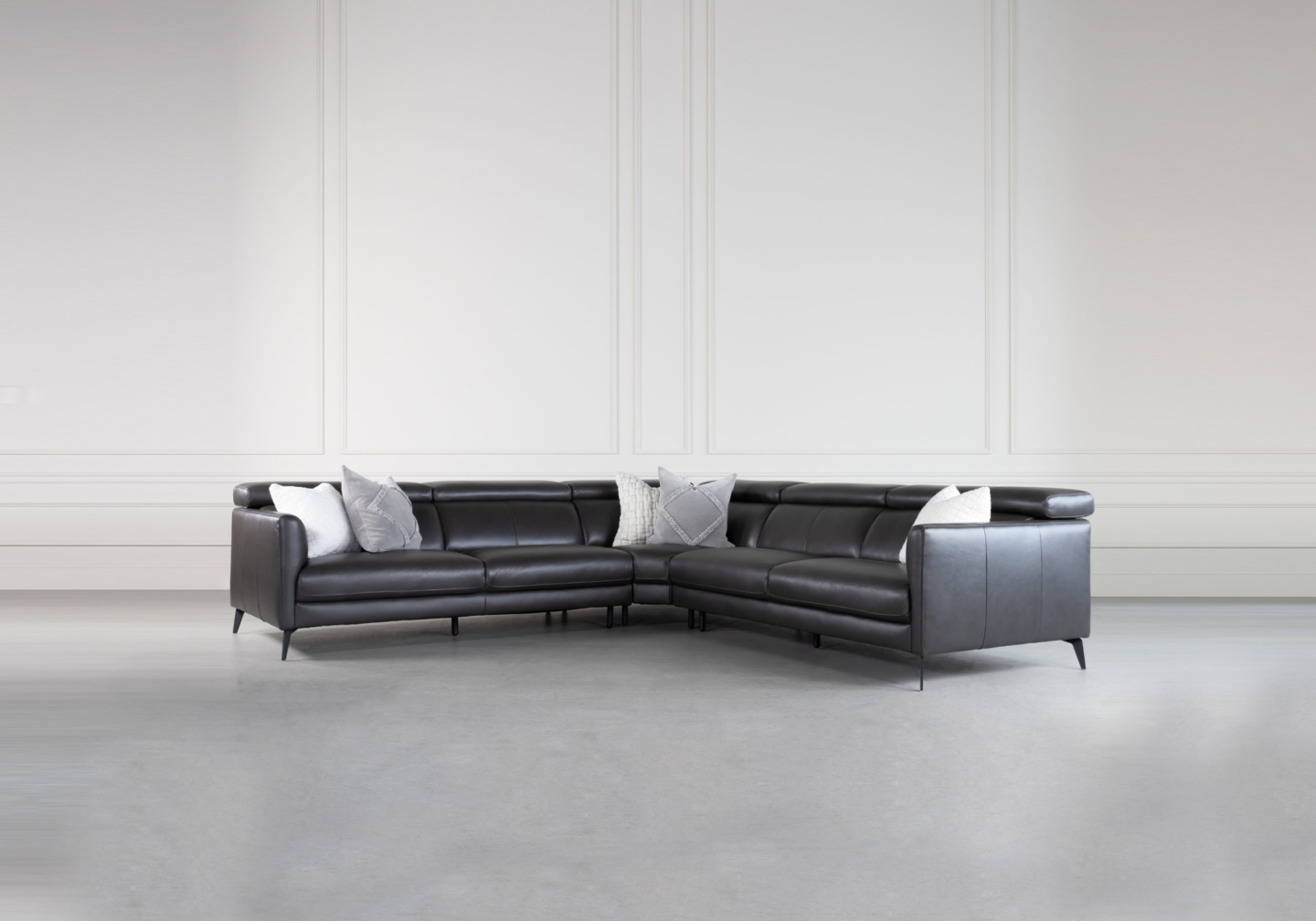 Marki Large Sectional Charcoal Featured