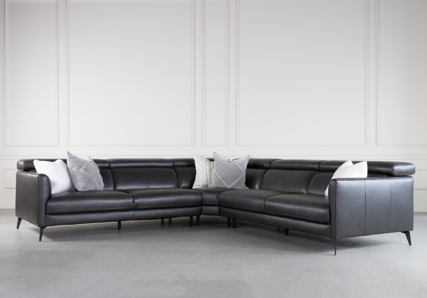 Marki Large Sectional Charcoal Style