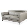 Marki Loveseat Grey M8 Angle