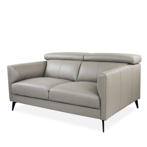 Marki Loveseat Grey M8 Angle