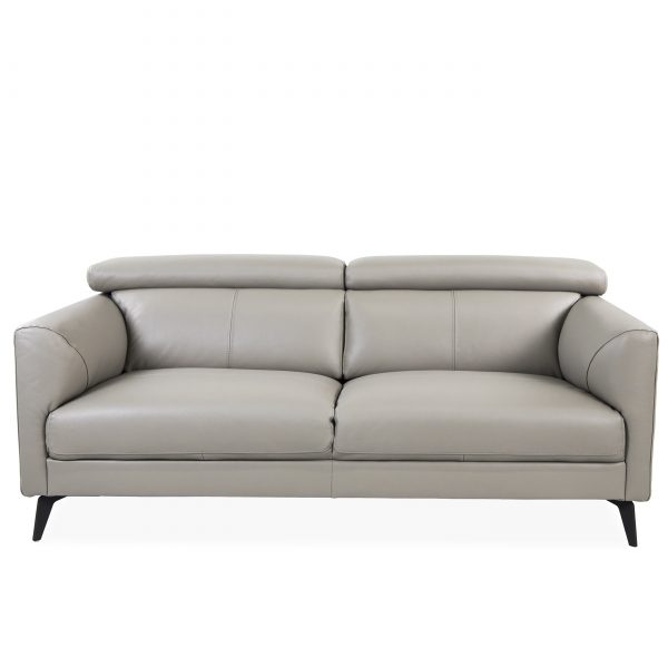 Marki Loveseat Grey M8 Front