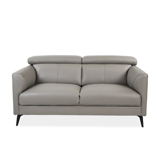 Marki Loveseat Grey M8 Front
