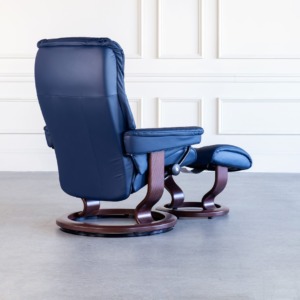 Mayfair Classic Recliner Oxford Blue Back Mayfair Classic Recliner Oxford Blue Back