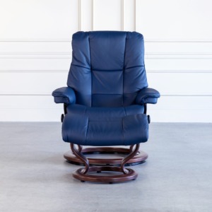 Mayfair Classic Recliner Oxford Blue Front Mayfair Classic Recliner Oxford Blue Front