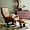 Stressless Dover Classic Recliner and Ottoman in a Living Room