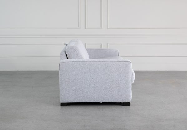 Taylor Sofabed in Frost, Side