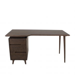 Vision Desk in Walnut, Straight