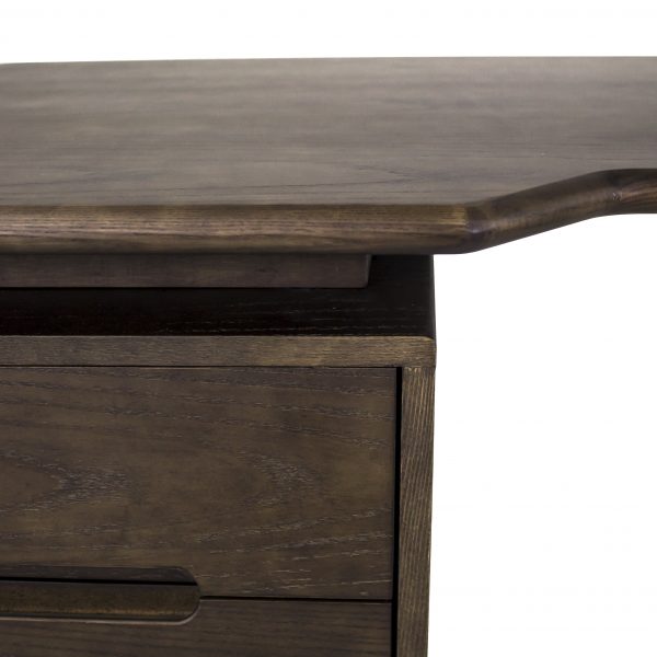 Vision Desk in Walnut, Close Up