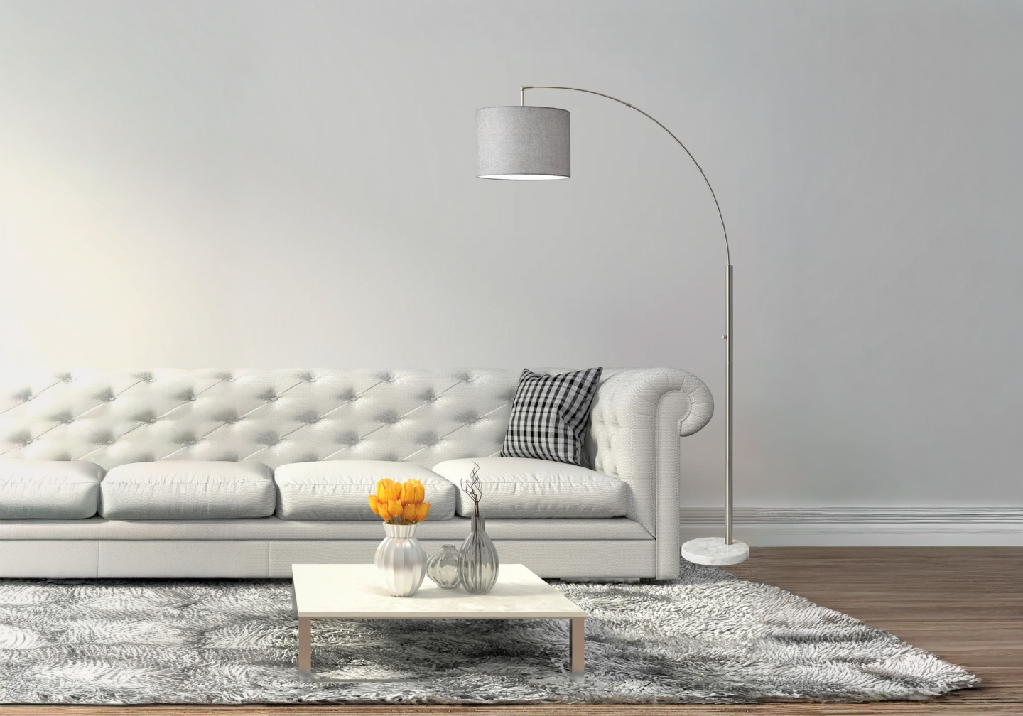 Bowery Single Arc Floor Lamp