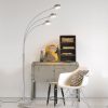 FL160/3 Floor Lamp with a White Marble Base on Display