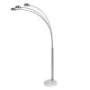 FL160/3 Floor Lamp with a White Marble Base