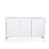 Norman Small Sideboard in White, Front