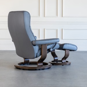 Opal Classic Recliner Neutral Grey Back Opal Classic Recliner Neutral Grey Back
