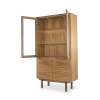 SM307 Wood Display Cabinet - Angle - 2