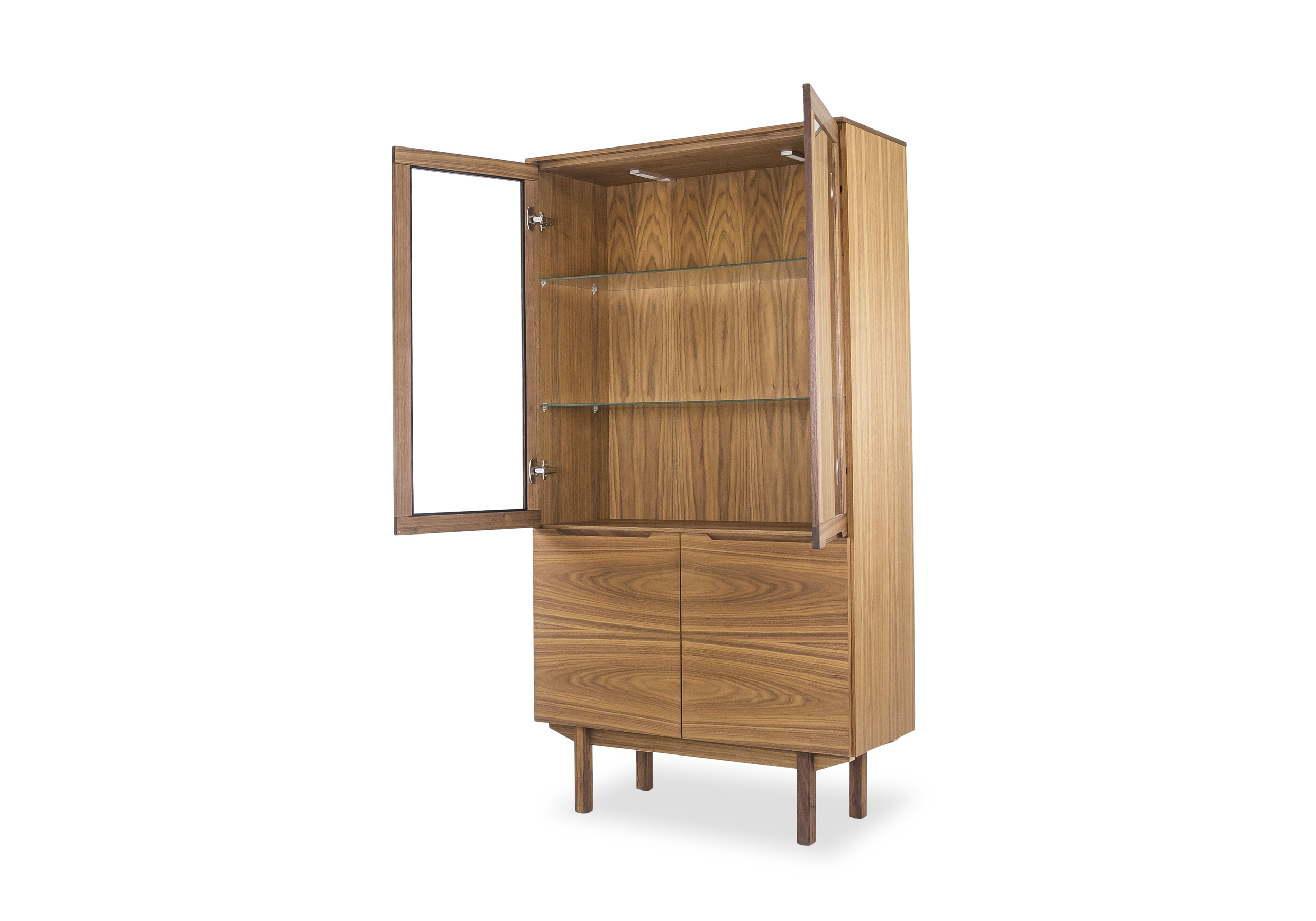 SM307 Wood Display Cabinet - Angle - 2 SM307 Wood Display Cabinet - Angle - 2