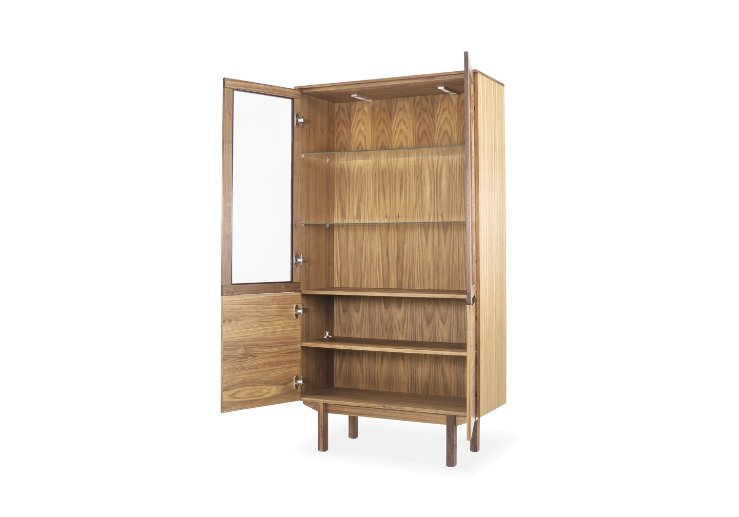 SM307 Wood Display Cabinet - Angle - 3