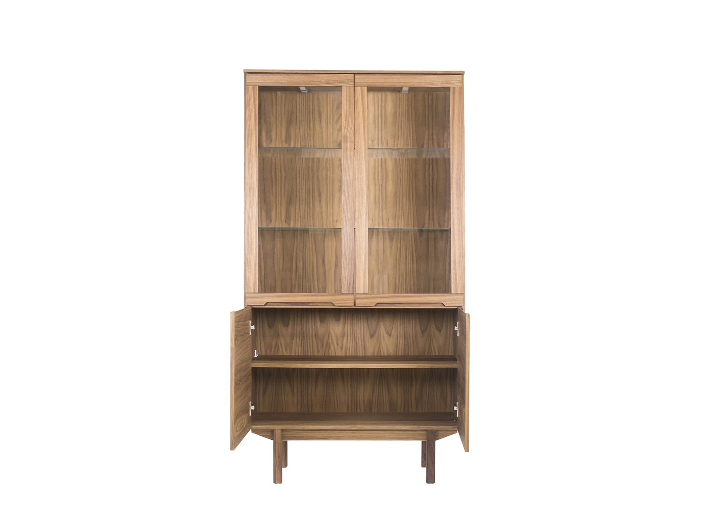 SM307 Wood Display Cabinet - Front - 2