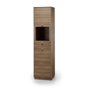 Skovby SM914 Display Cabinet in Oiled Walnut, Front