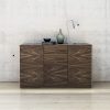 Skovby SM932 Sideboard in Oiled Walnut against wall