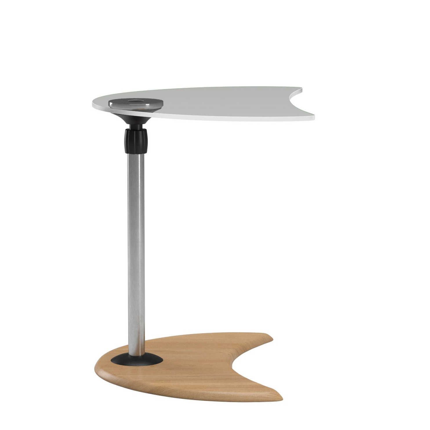 Stressless Alpha Side Table with Glass Top ScanDesigns Furniture