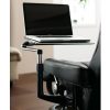 Stressless Classic Recliner with attached Stressless Computer Table and Laptop