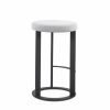 Allegro Counter Stool in Merino and Black Coral, Back