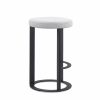 Allegro Counter Stool in Merino and Black Coral, Side