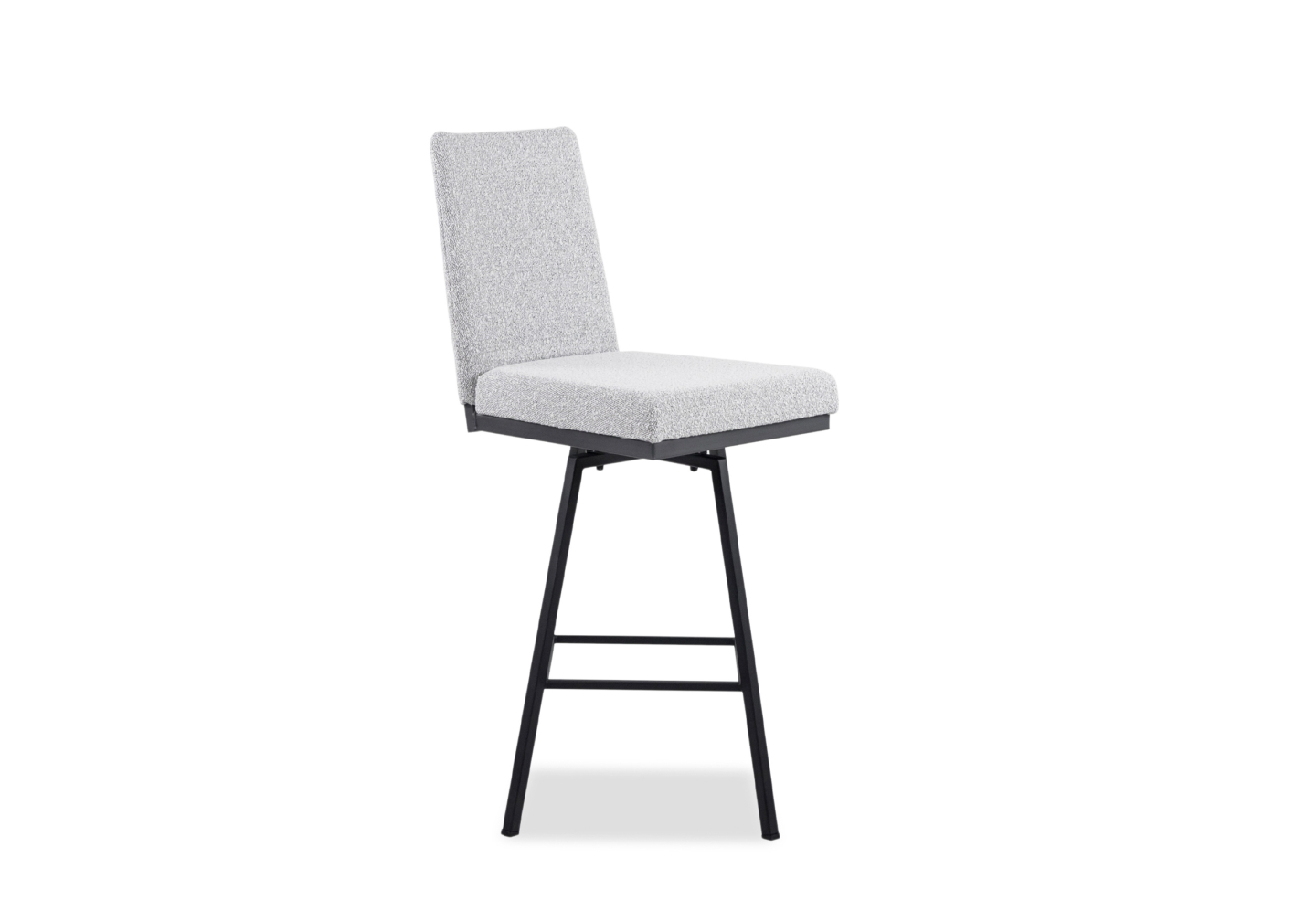 Linea Swivel Stool Jt Merino Black Coral Angle
