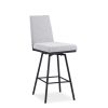 Linea Swivel Stool Jt Merino Black Coral Angle