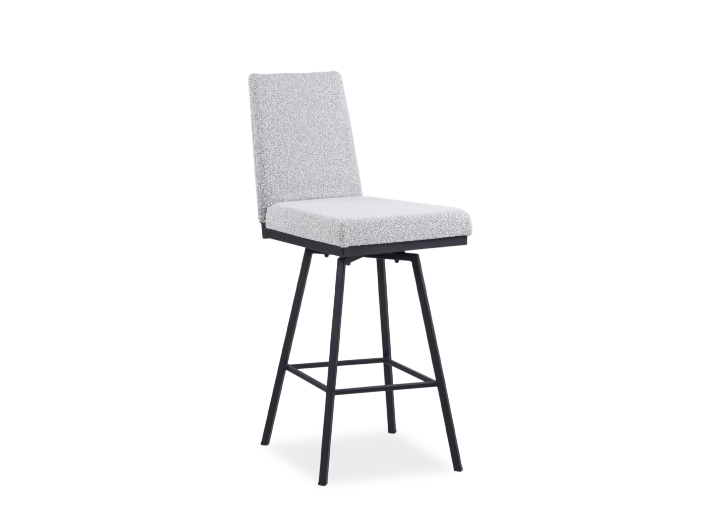 Linea Swivel Stool Jt Merino Black Coral Angle