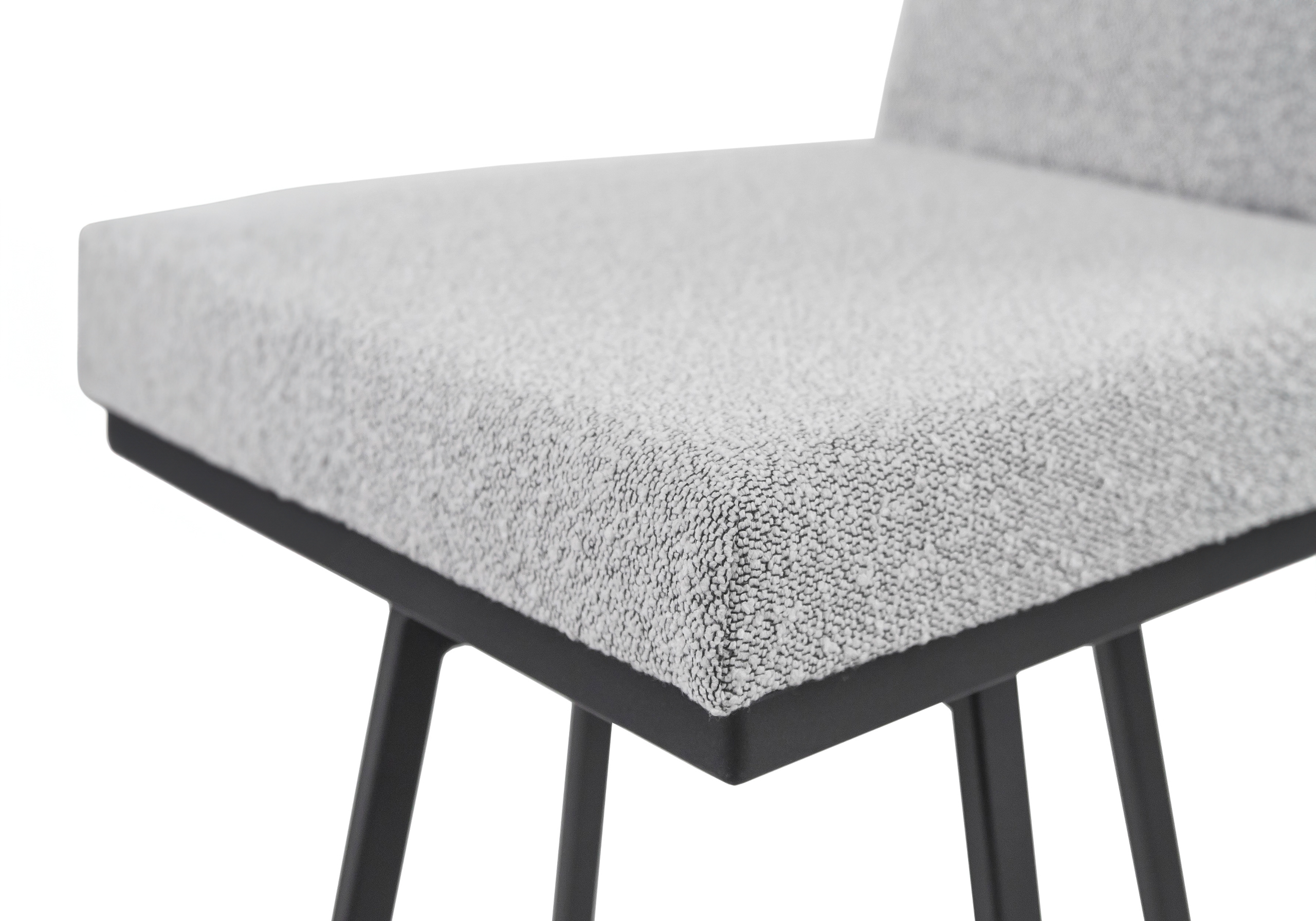 Linea Swivel Stool Jt Merino Black Coral Close Up Linea Swivel Stool Jt Merino Black Coral Close Up